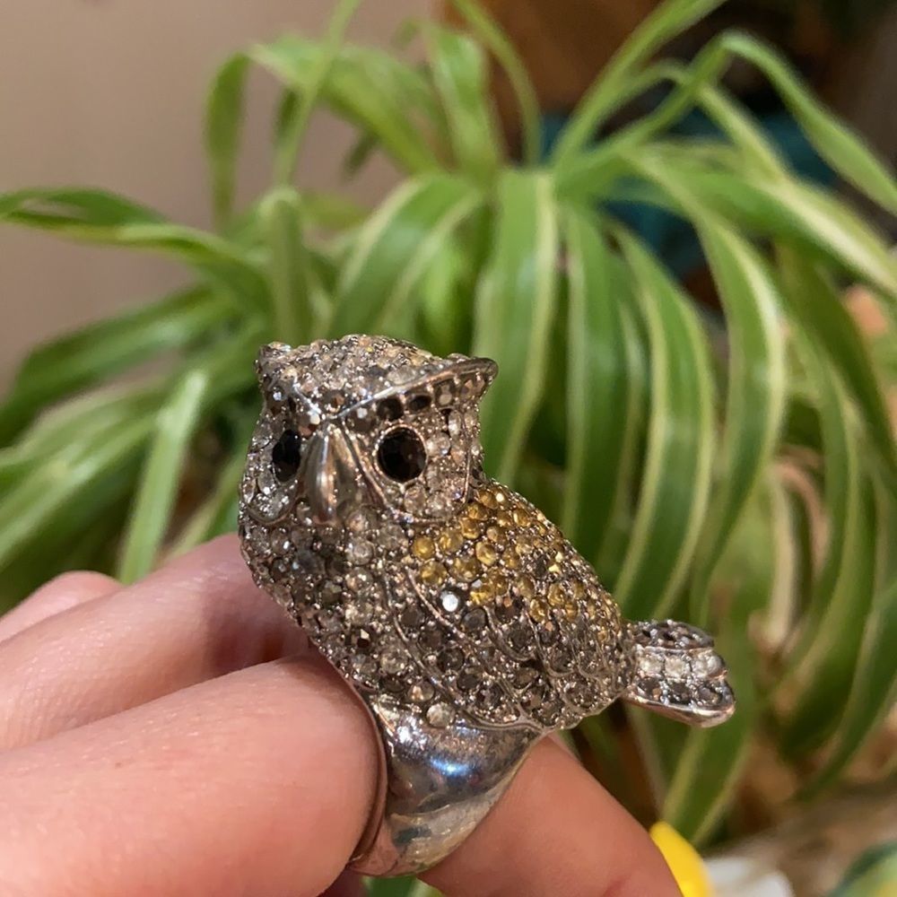 Amrita Singh owl ring